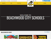 Tablet Screenshot of beachwoodschools.org